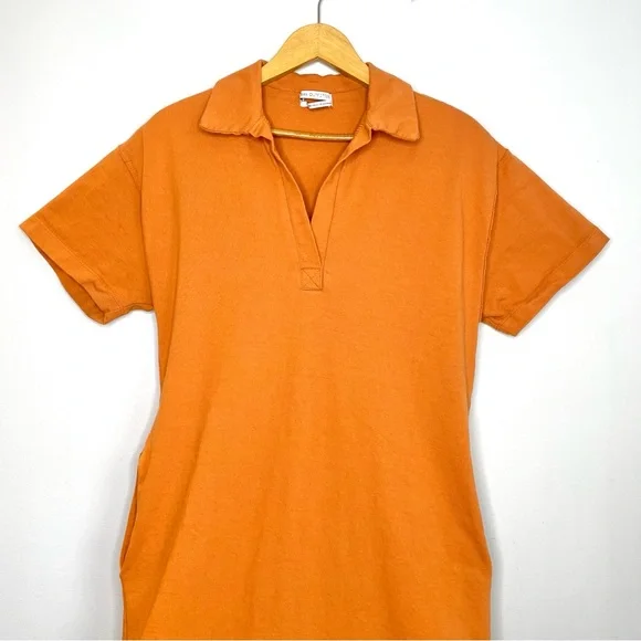 Urban Outfitters Adam Polo Midi Dress Women’s Oversized Small Terra Cotta - Picture 4 of 12
